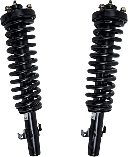 Vista 73 de Detroit Axle - 2 puntales delanteros para Toyota 2003-2023 4Runner 2007-2014 FJ Cruiser 2005-2015 Tacoma, puntales completos con resorte helicoidal