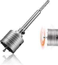 Hole Saw Core Drill Wall Concrete Diameter 70 mm with SDS Plus Adapter Centering Bit Hole Saws for Wall