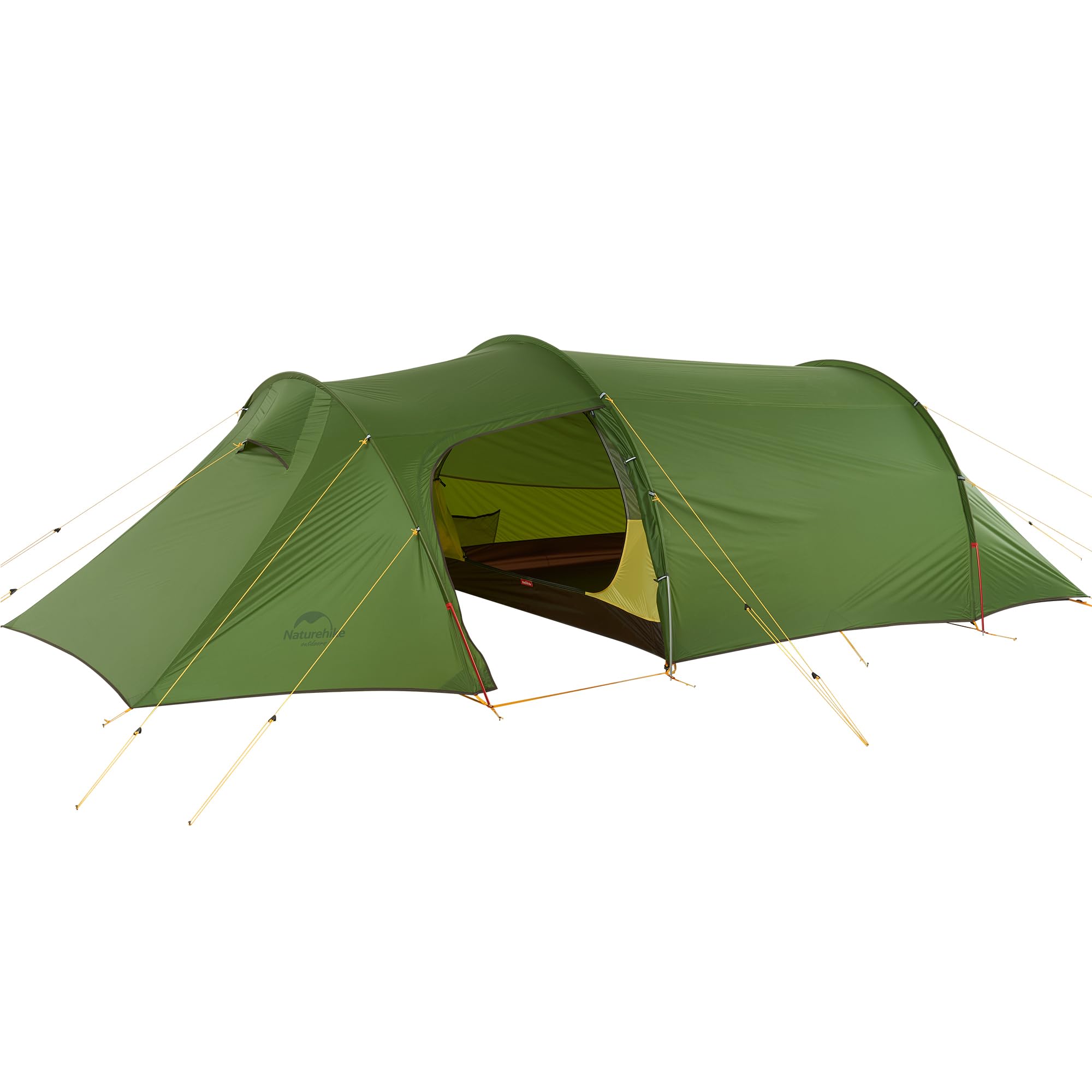 Naturehike Tenda a tunnel per 2/3 persone per 3-4 stagioni, leggera e impermeabile e antivento, tenda da campeggio con veranda, tenda da trekking per ciclismo, escursionismo, alpinismo, attività