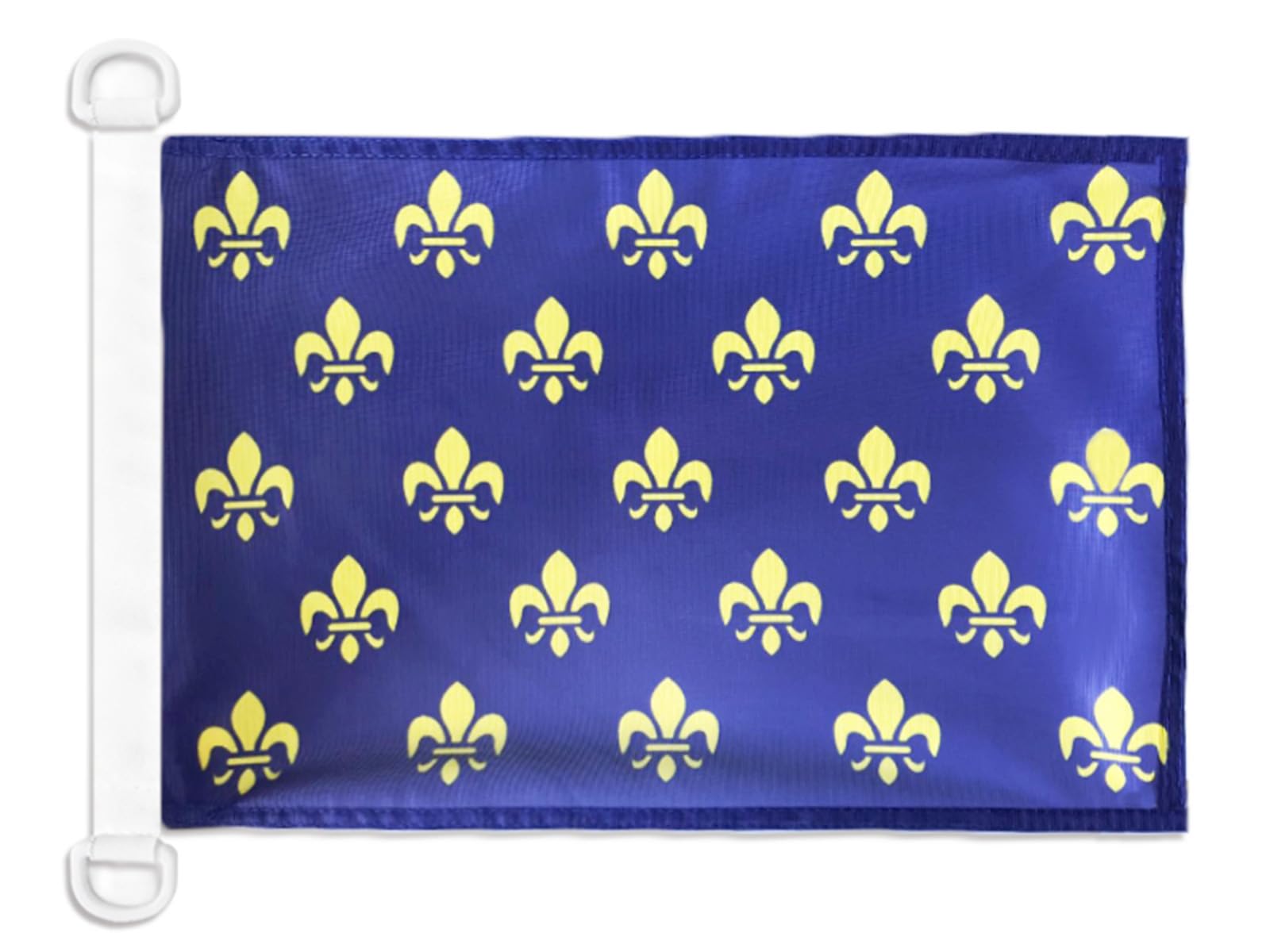 AZ FLAG France Blue and Gold Fleur-de-Lis Nautical Flag 18'' x 12'', French Royal flags 30 x 45 cm, Banner 12x18 in for boat