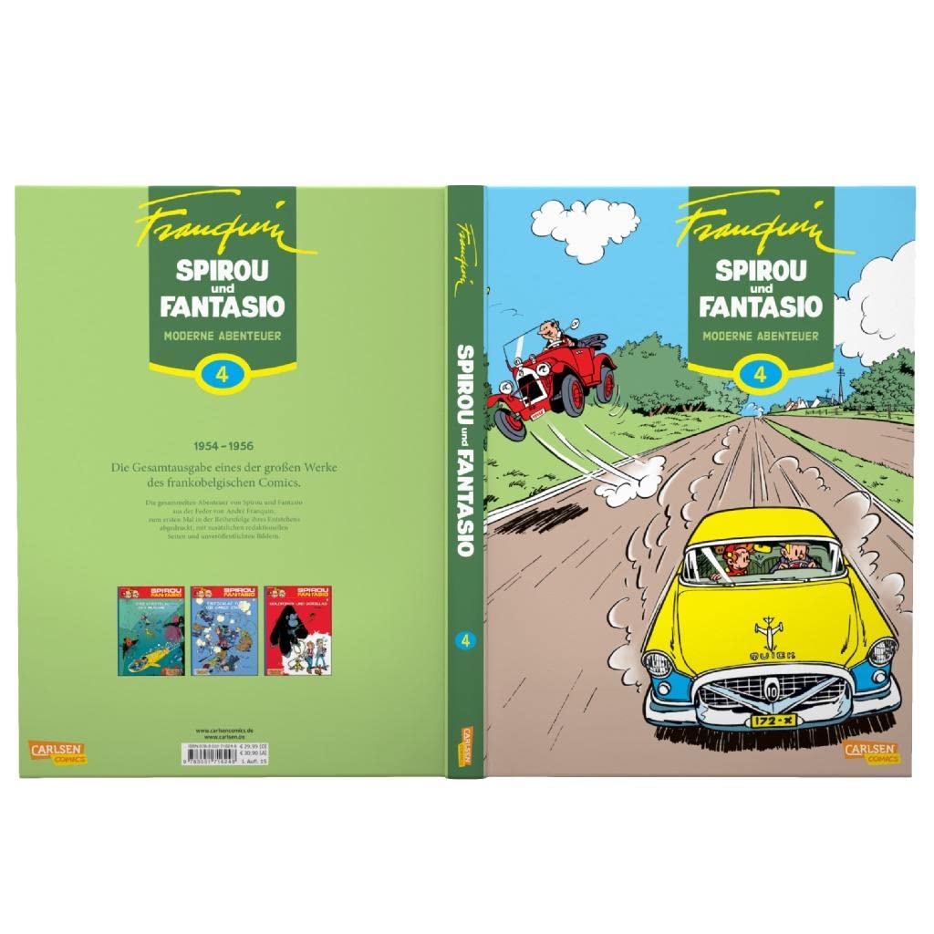 Spirou und Fantasio Gesamtausgabe 4: Moderne Abenteuer (4): Hochwertige Ausstattung