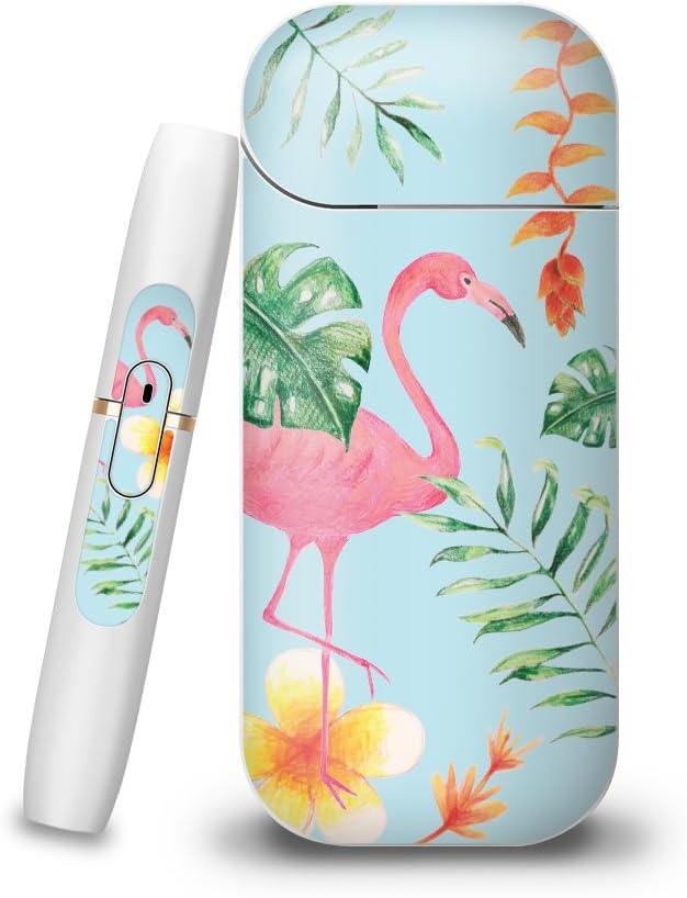 IQOS SKIN cover sticker Protective film Sensibility designs Made in Korea (Flamingo)
