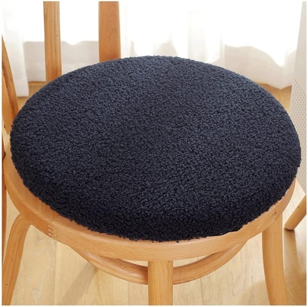 Coussin de chaise rond 50 cm de haute qualité pour salon et terrasse