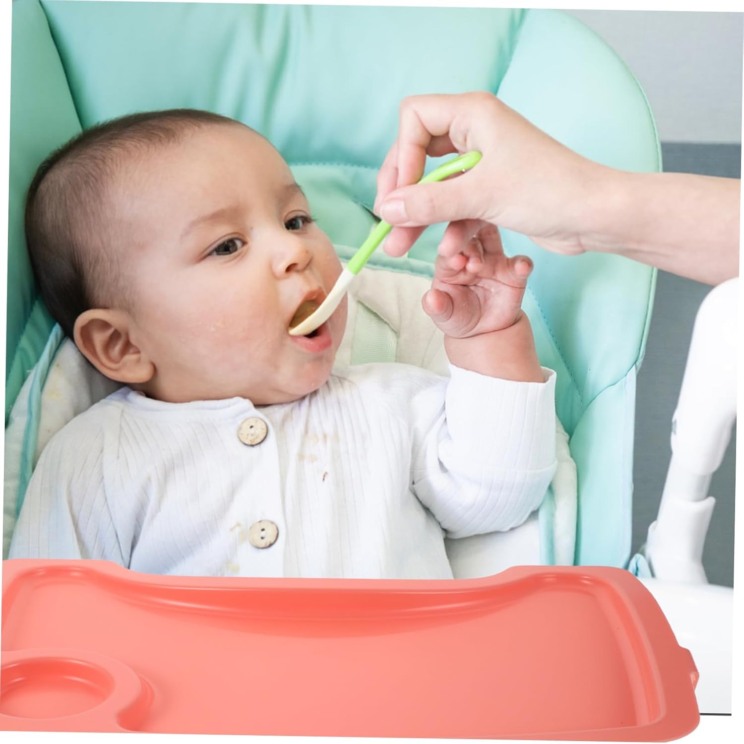 Zerodeko High Chair Tray: Replacement Fast Dining Tray Universal Toddler Seat Attachment Cup Holders Accessory for Infant Removable Dining Safe Mealtime