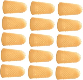 25Pcs Rubber Finger Tips Guard Non Slip Static Finger Covers for Hand Protection Safety Banknote Counting and More Durable Reusable Flexible Grips