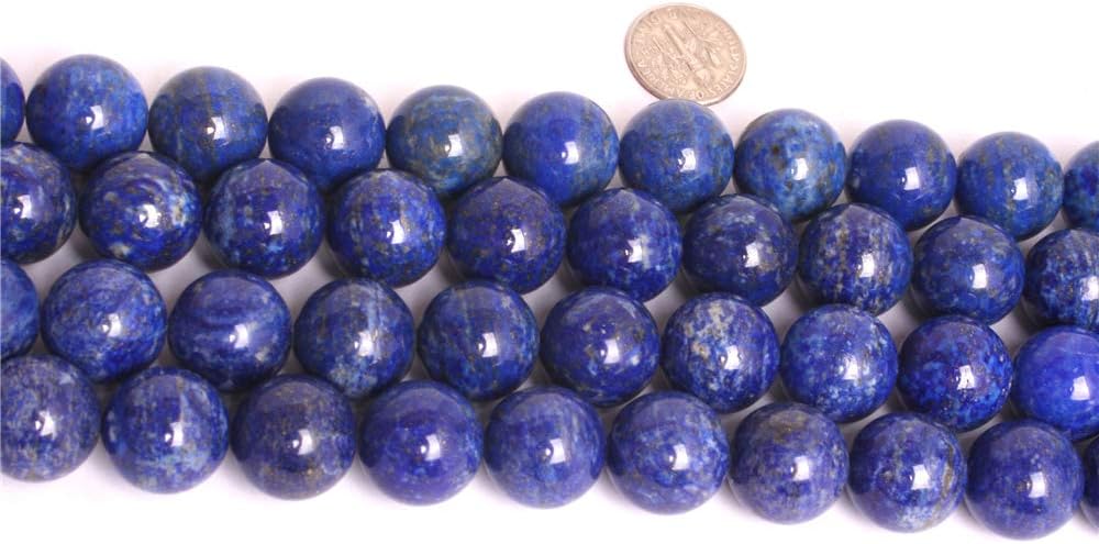JOE FOREMAN Lapis Lazuli Beads for Jewelry Making Natural Gemstone Semi Precious 16mm Round 15"