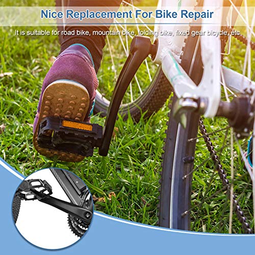 Ramię korby rowerowej, ramię korby rowerowej 170 mm, lewe ramię korby z pojedynczym łańcuchem ze stopu aluminium do roweru szosowego, roweru górskiego, roweru składanego, roweru z ostrym kołem (biały)