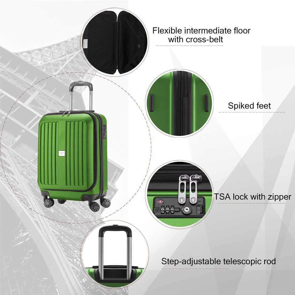 HAUPTSTADTKOFFER X-Berg - Valigie in 3 dimensioni, Bagaglio a mano, Trolley medio, Valigia grande, ABS