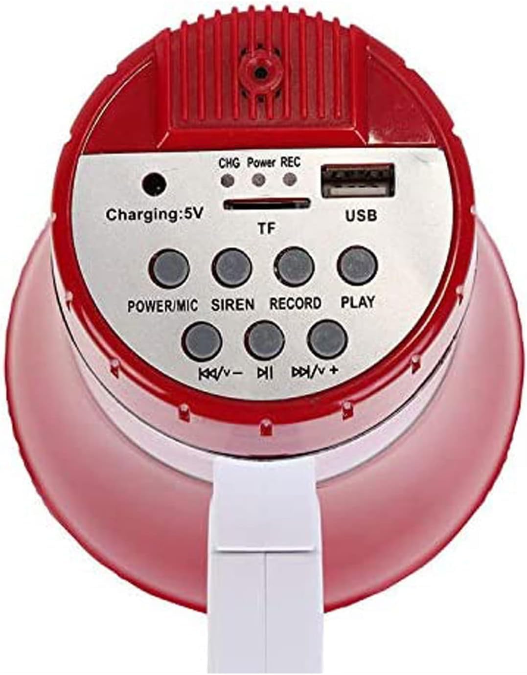 megáfono, Megáfonos de grabación portátiles incorporados 240s Altavoz megáfono for Exteriores 20 vatios con Puerto USB