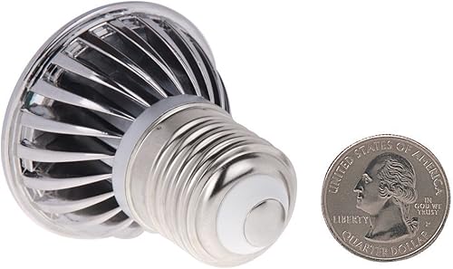Miniatura 4 de P16-DIM-24T-SN-DW Bombilla halógena LED de repuesto halógena de cuello corto E26E27 PAR16 E26E27, reflector de haz ancho de 120 grados, 4.8 W,