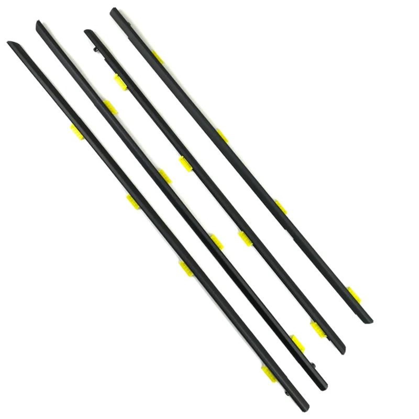 One Color Car Window Rubber Seal For Civic 2002 2003 2004 2005 2006 72950S5a003 Black Outside Window Weatherstrips Window Weatherstrip