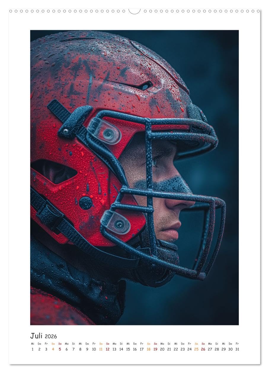 Auf dem Weg zum Ruhm (hochwertiger Premium Wandkalender 2026 DIN A2 hoch), Kunstdruck in Hochglanz: American Football ist ein intensiver und ... Staaten populär ist. (CALVENDO Sport)