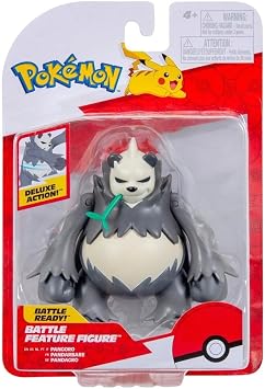 Pokémon PKW4079 - Battle Feature Figure Pandagro 11.5 cm, official figure