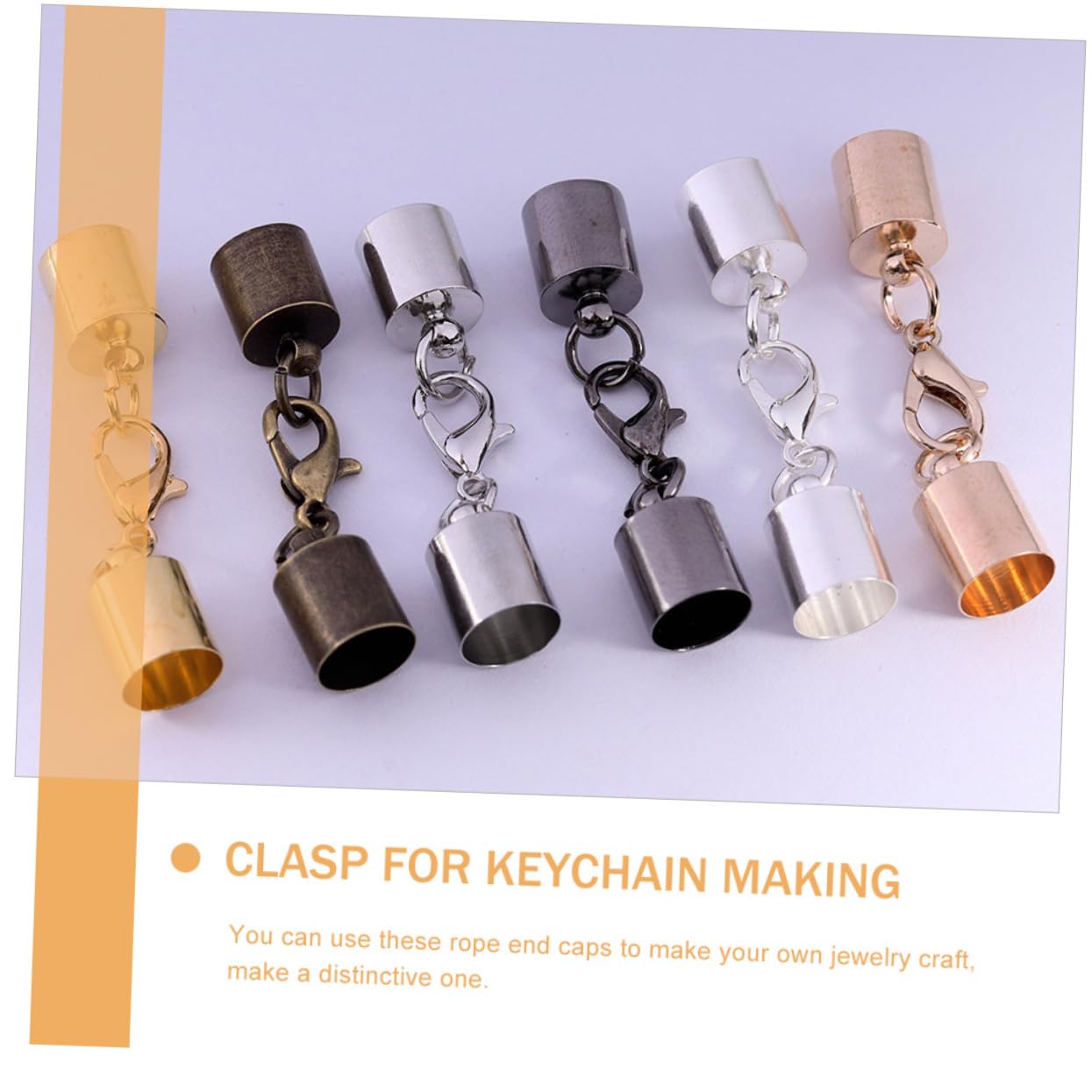 ARTIBETTER 3 Set Chiusure Moschettone Per Gioielli Fai Da Te Da Metallo Colori Variati Per Braccialetti E Collane Accessori Per Creazioni Diy Resistente E Duraturo Facile Da Usare 60 Pezzi*3