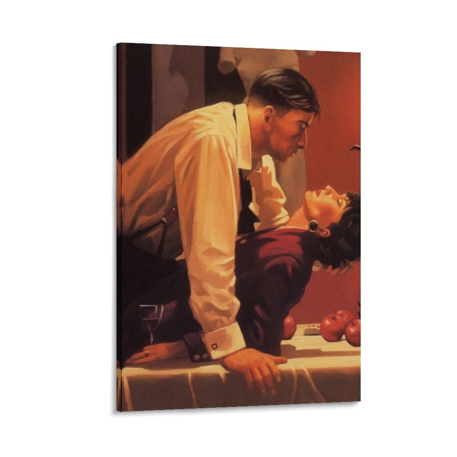 After The Party by Jack Vettriano Wall Art Prints Poster Painting Canvas Wall Art Scroll Picture Print Living Room 24x36inch(60x90cm) — image 1