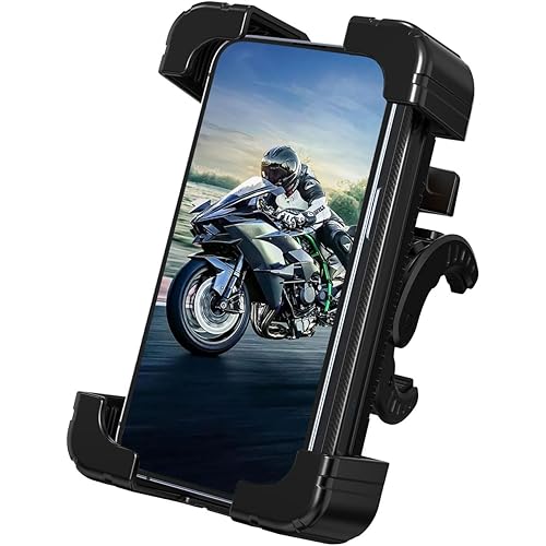 Phone Holder Bike Mount with Detachable Power Bank 5000 mAh– Fast Magnetic Wireless Charging for Strollers, Motorcycles, Gym Equipment, and More – Stable, Secure Design, Water-Resistant