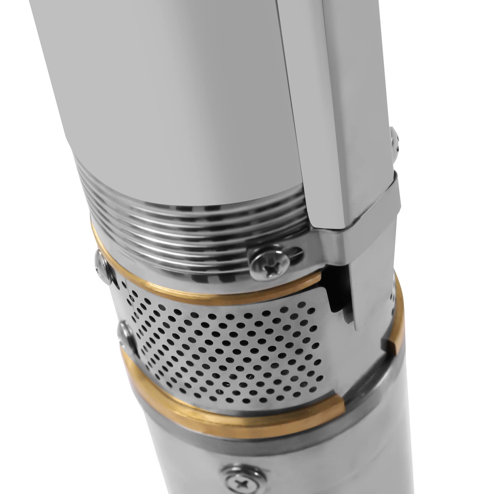 Bomba de agua, 110 V, 370 W, bomba de pozos profundos, acero inoxidable, caudal de 3,6 m³/h, cable de 10 m, bomba sumergible para pozos, riego de granjas