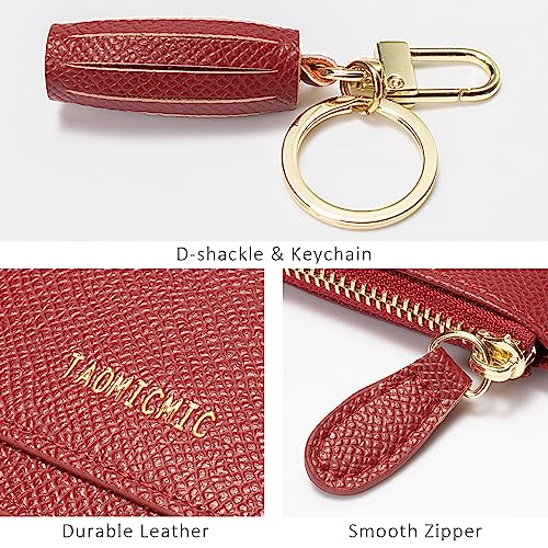 Image of Minimalist Small Leather Card Holder Pocket Wallet Womens Coin Purse Handbag (Z-Brown), Z-Brown, s