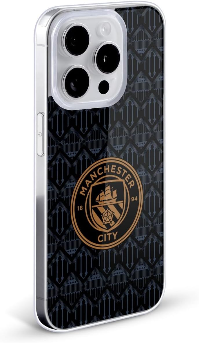 Head Case Designs Officially Licensed Manchester City Man City FC Away 2020/21 Badge Kit Soft Gel Case Compatible with Apple iPhone 11