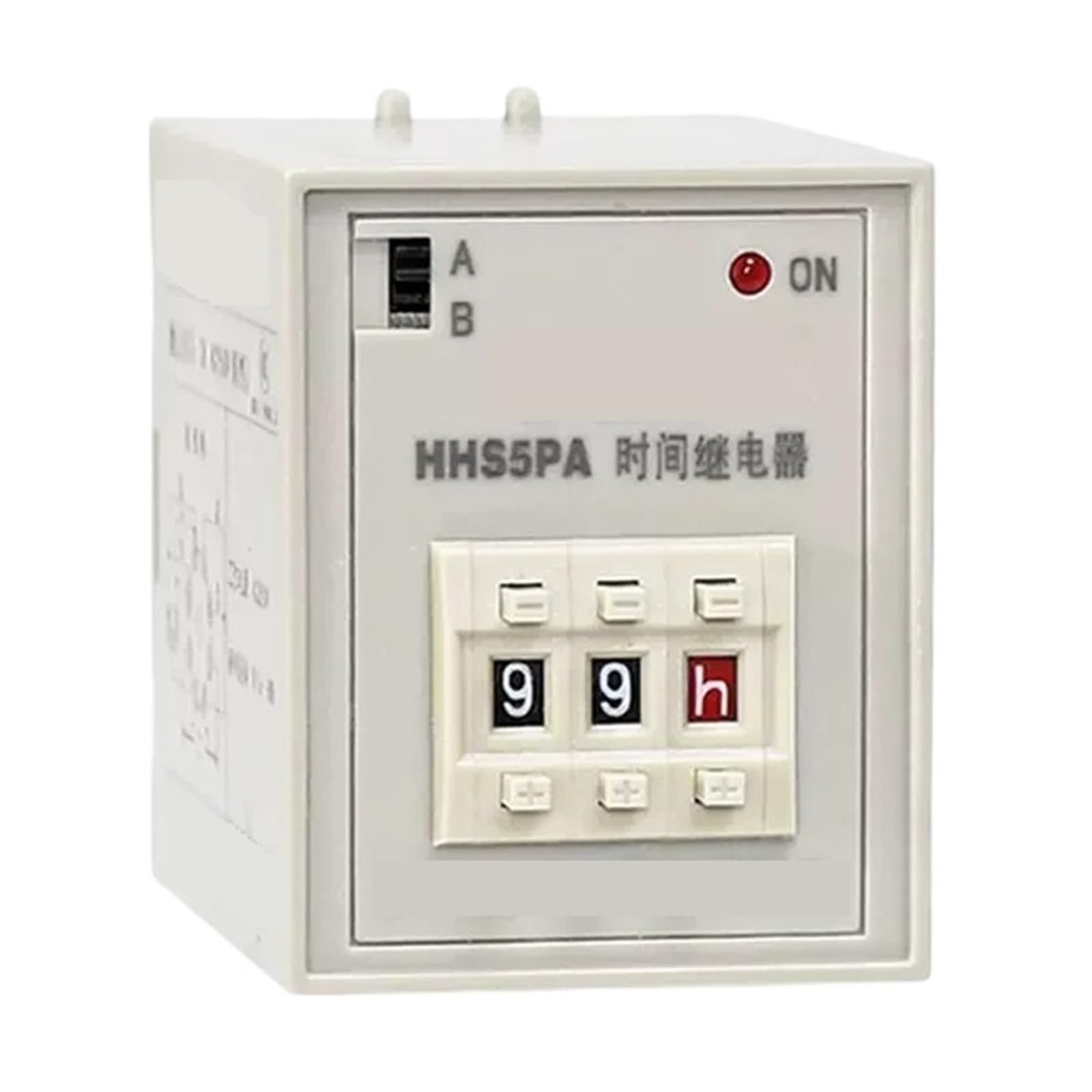 DSZUJTYROP Digital time Relay HHS5PA AC380V AC100-240V AC220V DC24V DC12V(HHS5PA DC24V)
