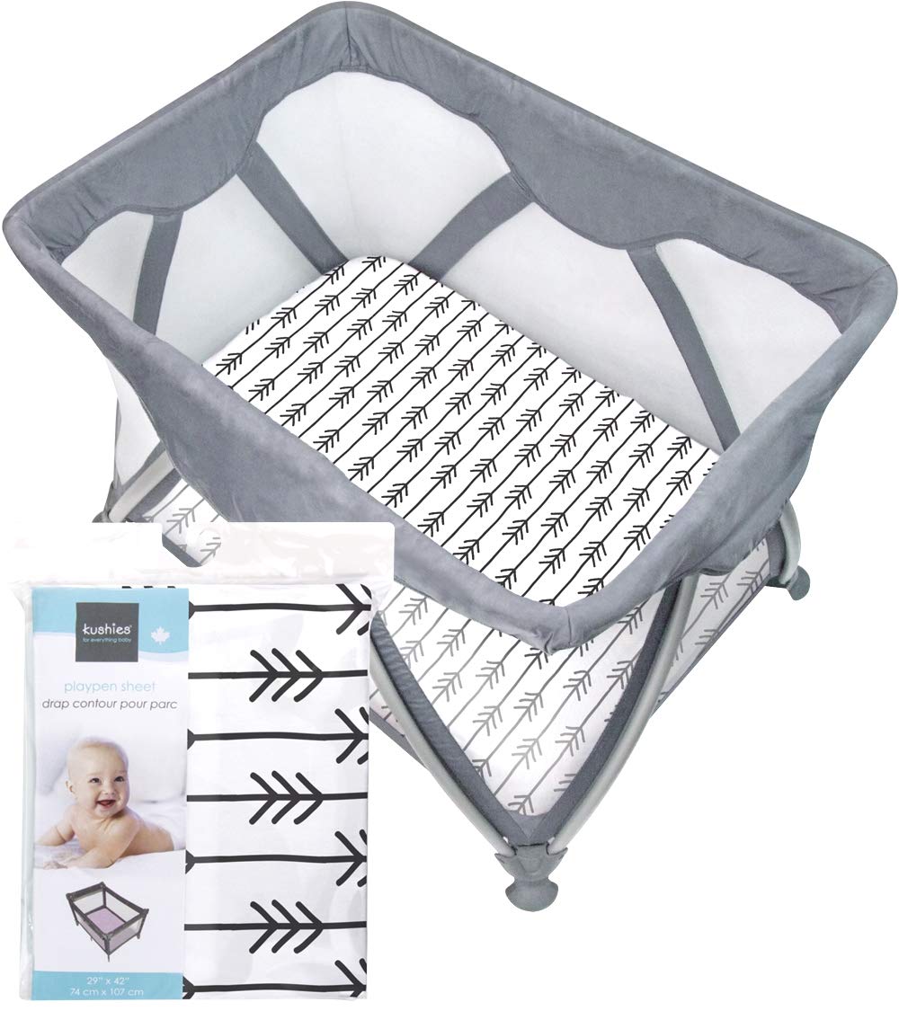 Kushies Baby Playard/Pack n Play Sheet, Portable Crib