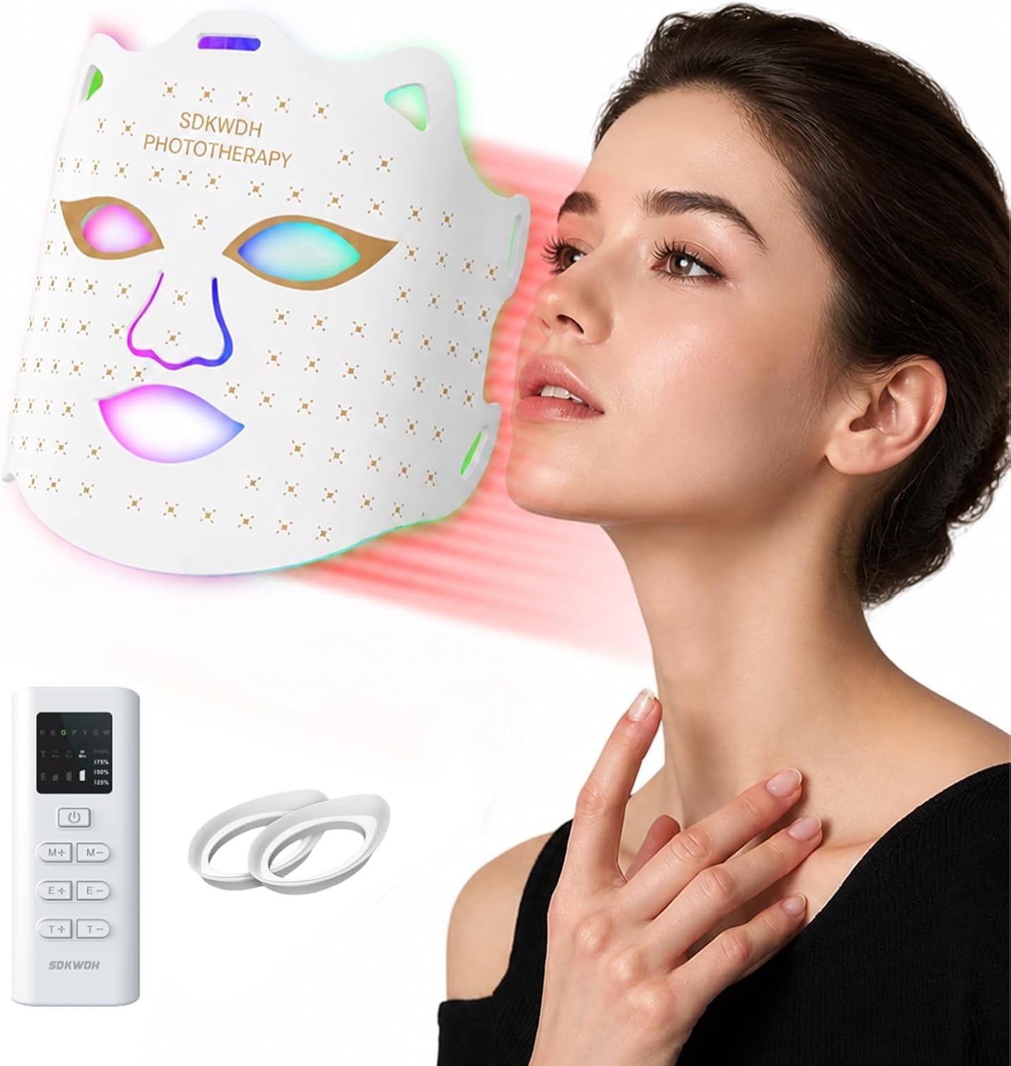 Photo 1 of SDKWDH Red Light Therapy Face Mask