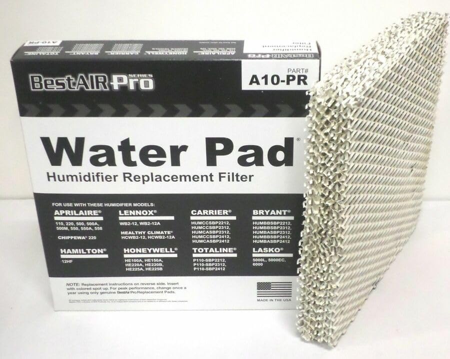 A10#10 Replacement for Aprilaire 110 220 500 550 Water Panel Filter Humidifier Pad