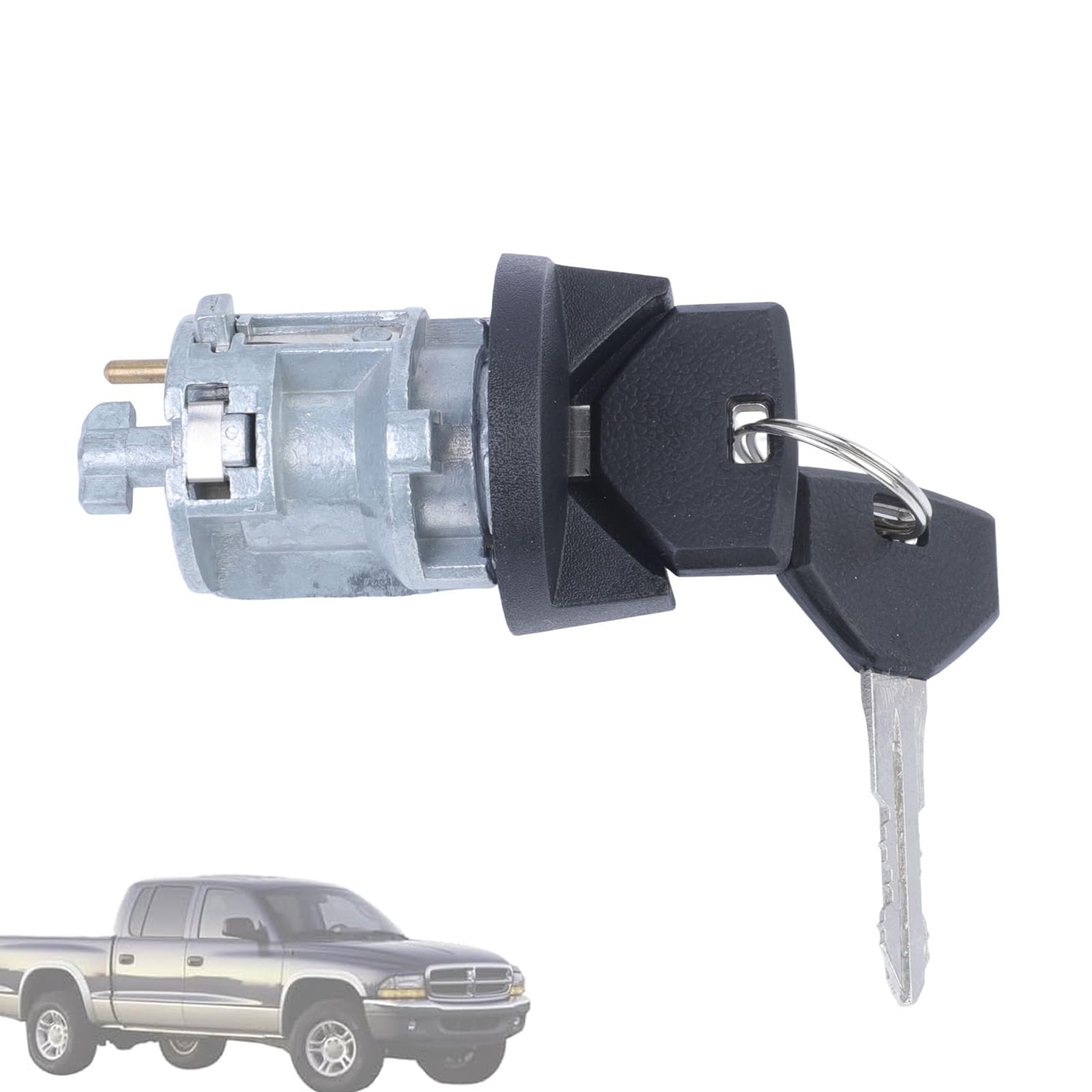 Ignition Lock Cylinder with Key Compatible with Dodge Ram 1500 2500 3500 1997-2002 Replace# 5003893AA, 5003845AA