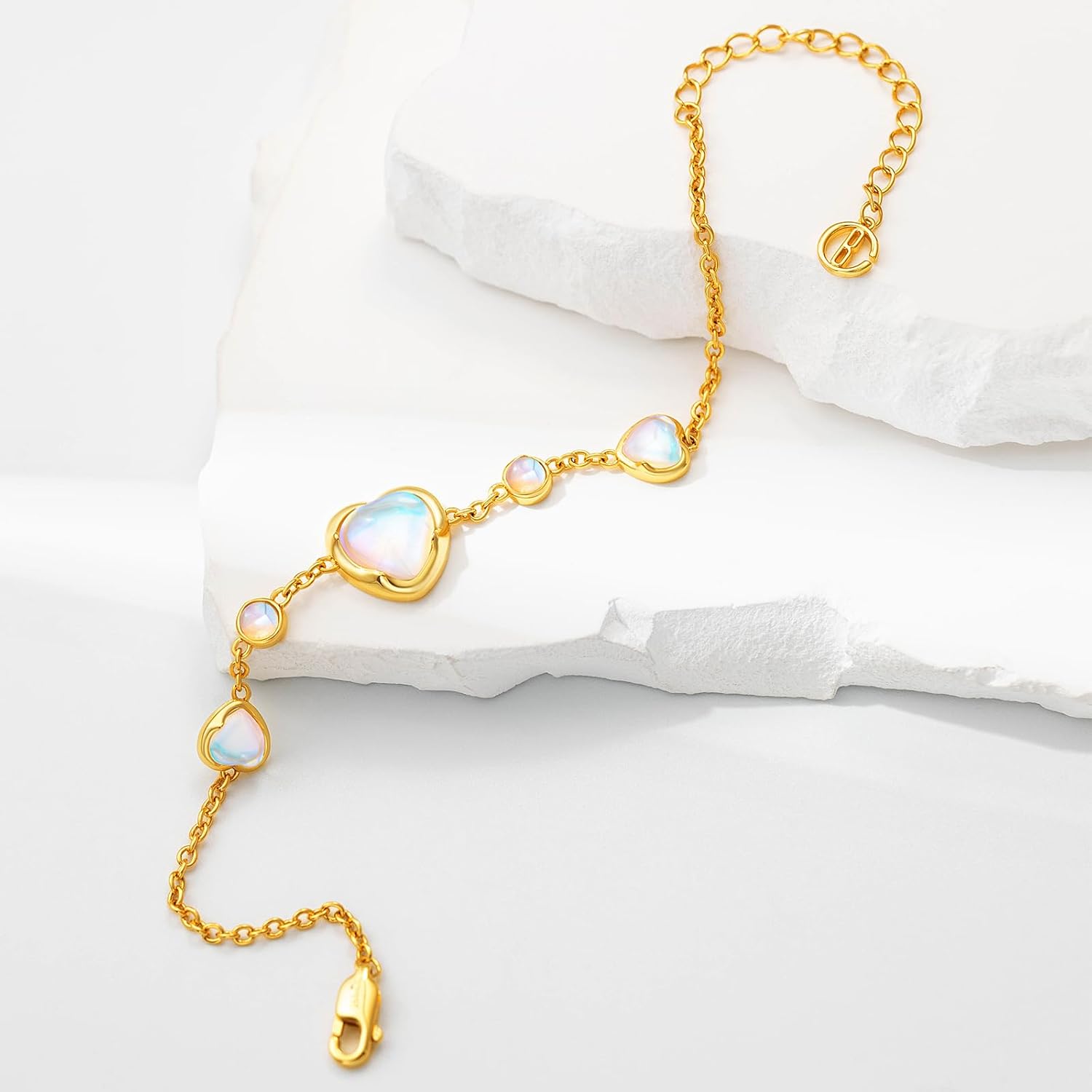 Cicy Bell Gold Plated Bracelets for Women Trendy Minimalist Stackable Bracelets Jewelry Gifts - Image 3