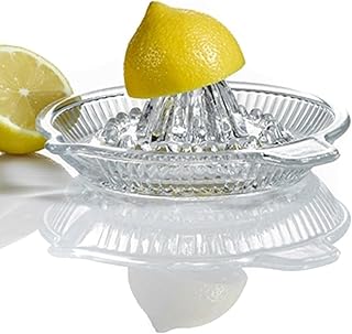 Spremiagrumi in vetro con beccuccio, ideale per spremere agrumi come limoni, arance e mandarino