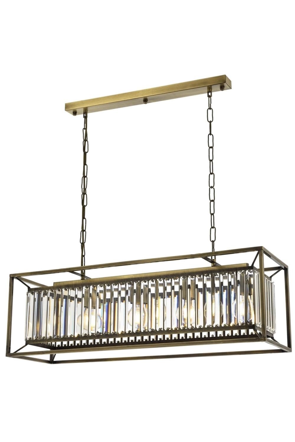 Lustre chic en métal antique Opviq suspension haut de gamme E27