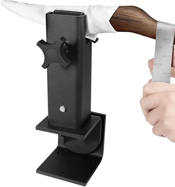 Swiveling Multi-Mount Vise for Knife Making Work Bench Vise Tilts Rotates 360 Degree Swivel Knife Makers Vise