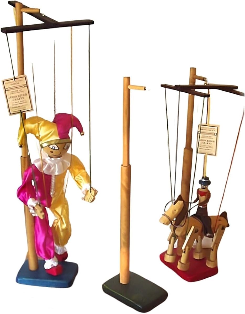 Display-stand for Marionette ‘Motion-Sculptures’ - Taller 26" - Red base