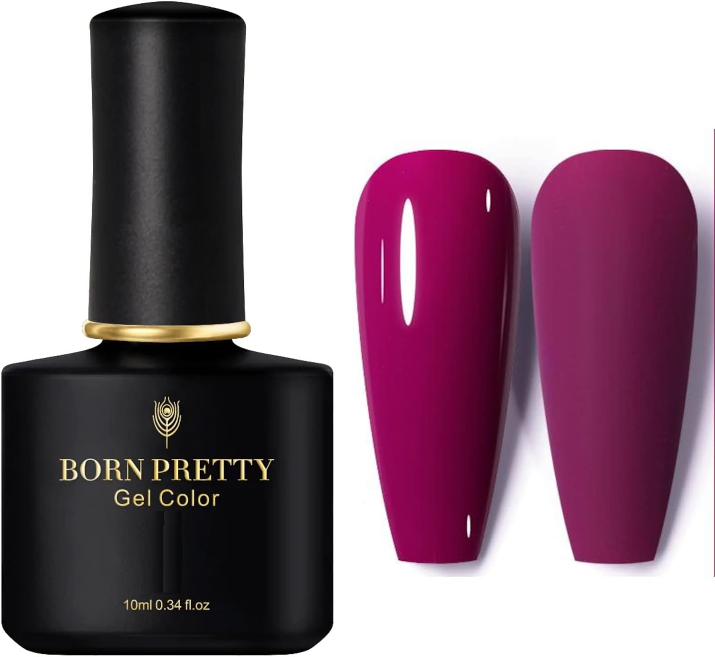 Gel Nail Polish Black Spar Series Color from BELLE GAGA™ UV LED Lamp Required to cure DIY Soak Off UV Gel Nail Varnish (066)