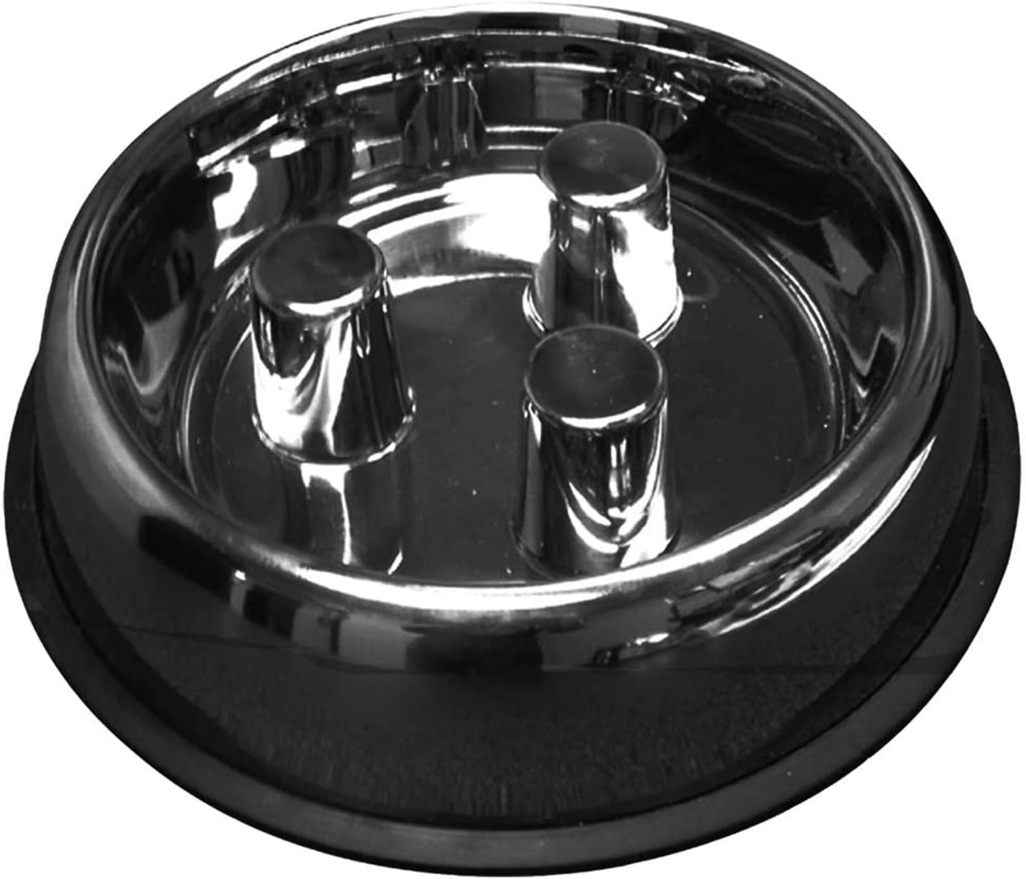QT DogStainless Steel Brake-Fast Bowl, Large