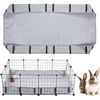 Waterproof Guinea Pig Mat Mat Oxford Fabric Pipipads Guinea Pig Cage Insert Washable PIPI Pads for Small Animal Rabbit Hamster 121 x 62 x 10 cm