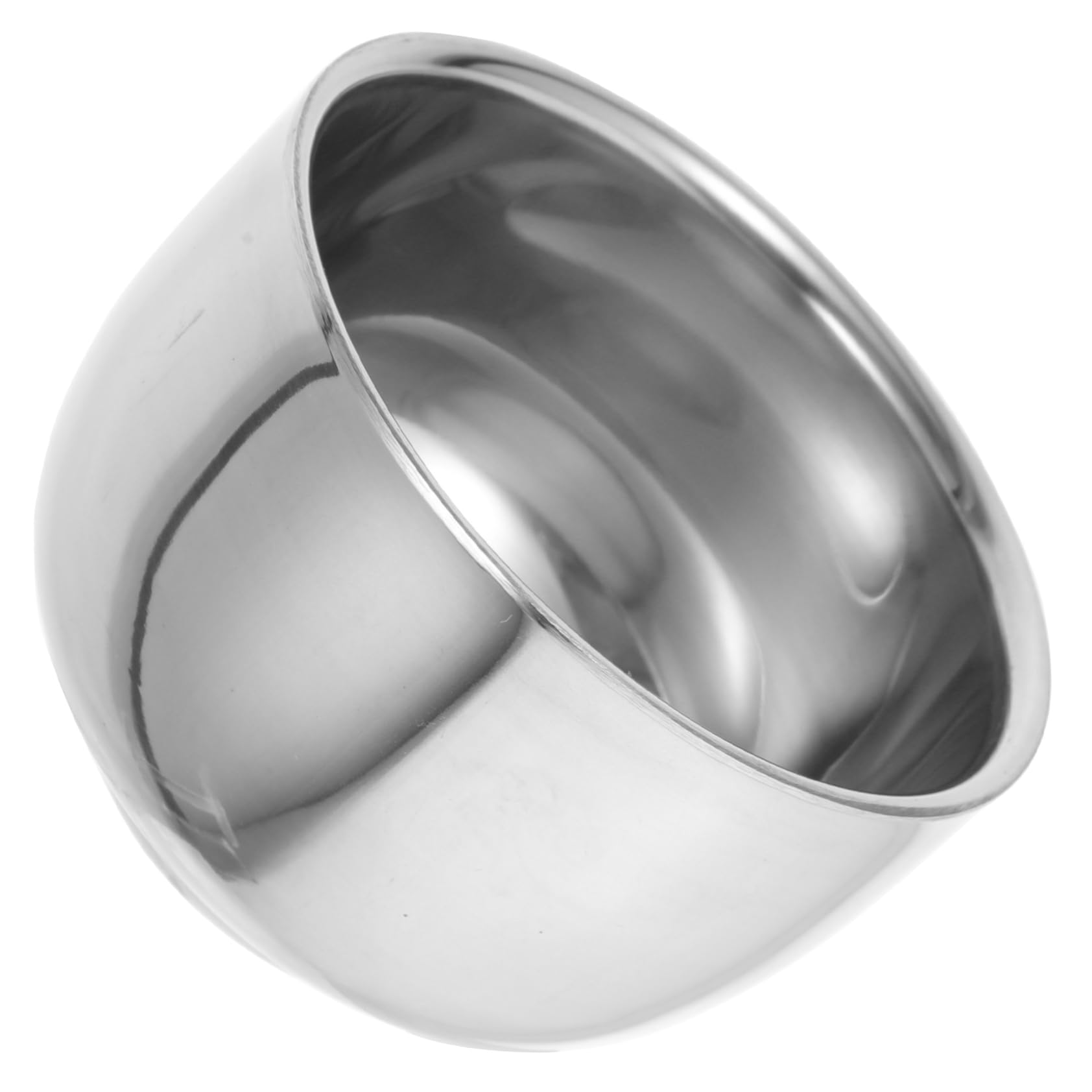 KOMBIUDA Metal Shave Bowl for Men Large Capacity Shaving Supplies Reusable Shaving Cup Comfortable Grip