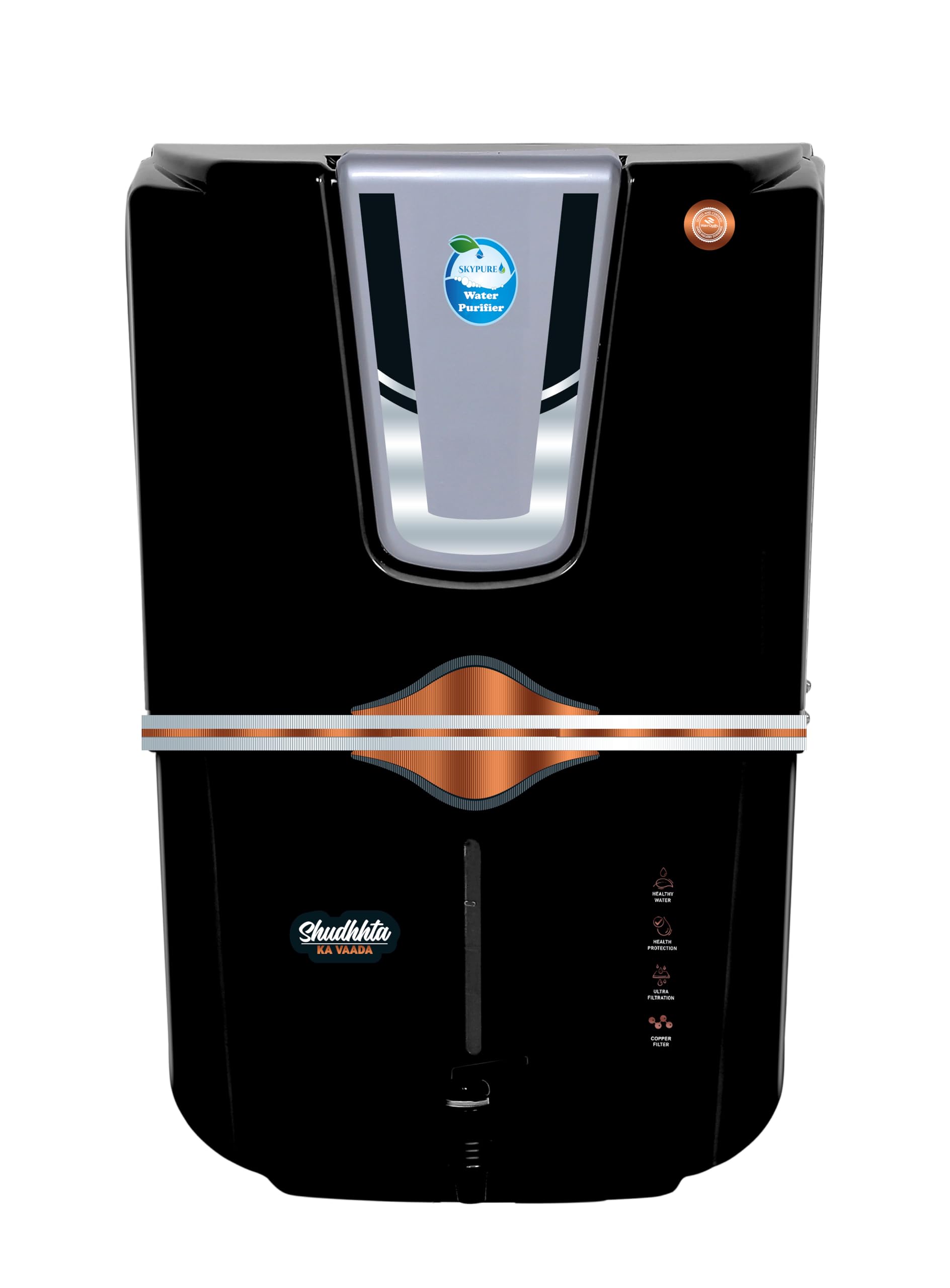 Skypure Copper 12-L RO+UV Water Filter Purifier for Home, Kitchen Fully Automatic UF+ Cu +TDS Controller, Suitable for all type of water supply (B0CN3CQBZ4) Amazon Price History, Amazon Price Tracker