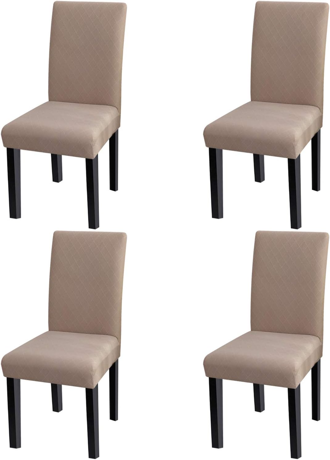 Promo 40% OFF YISUN Modern Stretch Dining Chair Covers Removable Washable Spandex Slipcovers for High Chairs 4/6 PCs Chair Protective Covers (Light Brown, 4 PCS) Promo 40% OFF YISUN Modern Stretch Dining Chair Covers Removable Washable Spandex Slipcovers for High Chairs 4/6 PCs Chair Protective Covers (Light Brown, 4 PCS)