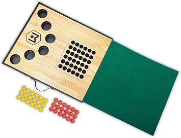 Wicked Big Sports Fore Across | Golf Putting Connect Four Style Game | Golf Putting Practice Accuracy Style Play with 26" Putting Green and 36 Golf Balls and Game Board | Portable and Easy Storage
