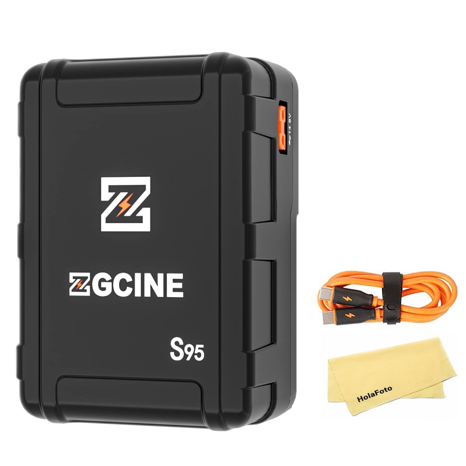 Amazon.com: HolaFoto ZGCINE S95 Mini V-Mount Battery 6400mAh 14.8V 