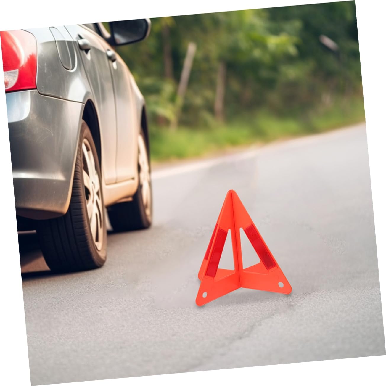 GLEAVI 3pcs Emergency Road Reflective Warning Triangles Car Safety Kit Triangles for Vehicles