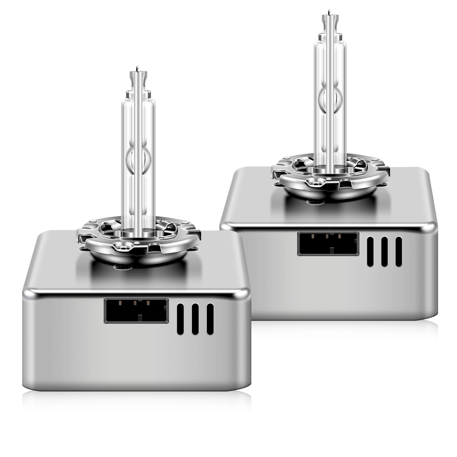 Erato D5S Xenon HID Faro Lampadina, 35W 6000K Metallo Stents Base Incrociatura Luci di Ricambio, 2 Pack