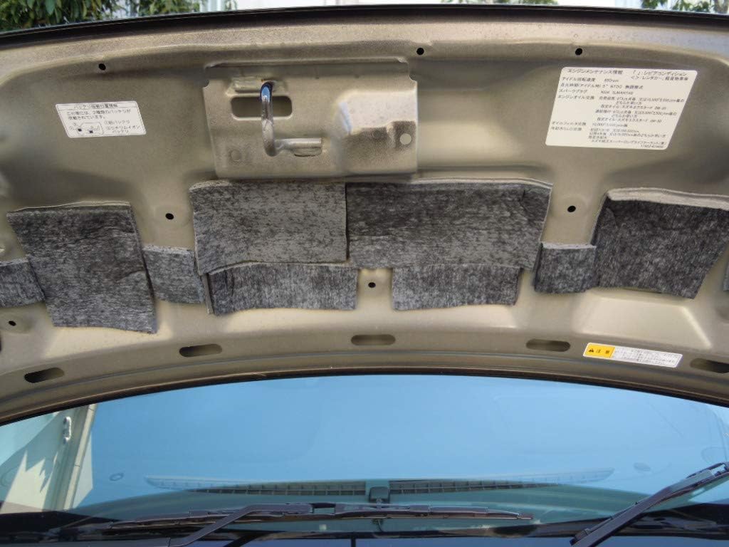 Amazon ゼトロ耐熱吸音シート特大 10mmx430mmx760mm ロードノイズ対策 エンジンルーム防音 対策に デッドニング材 デッドニング 防音工房 オーディオパーツ 車 バイク