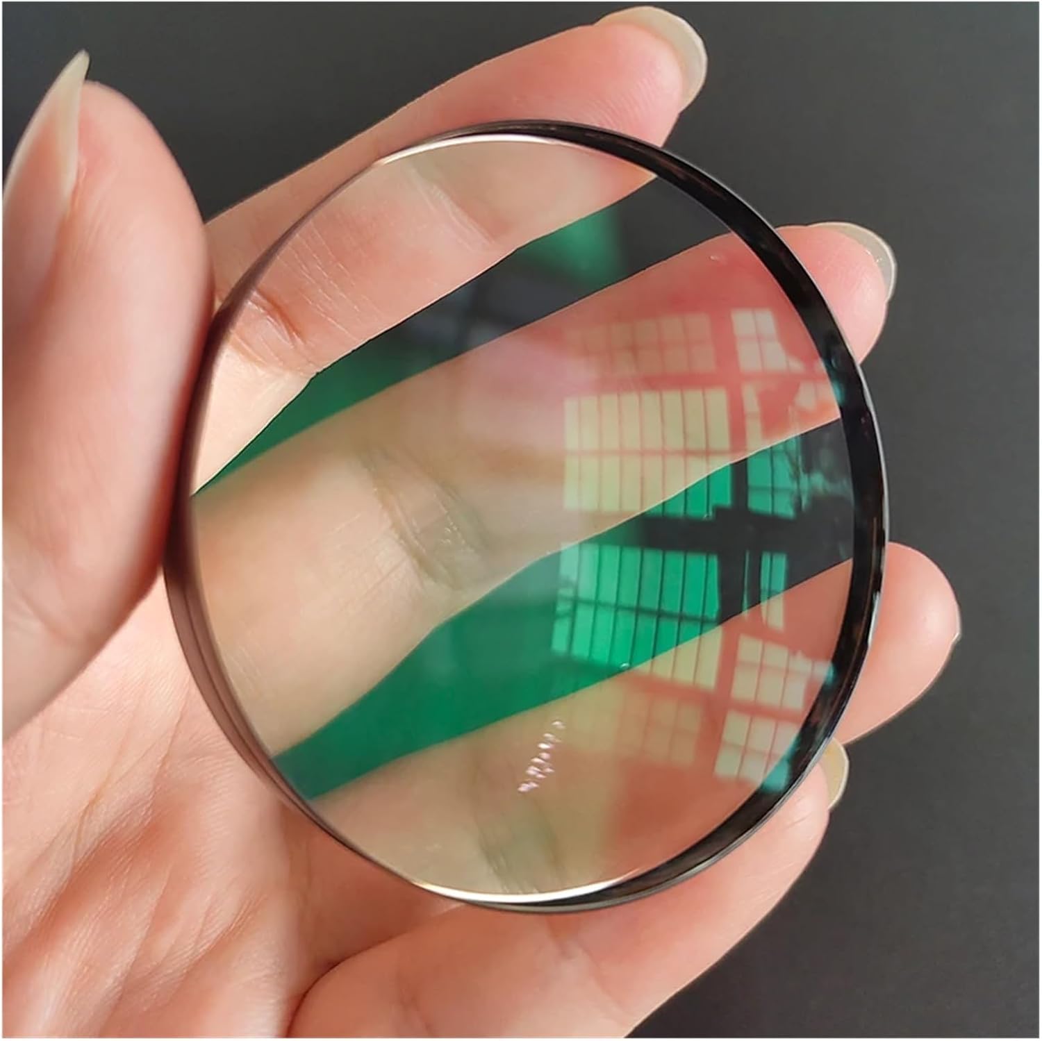 Objective Lens， D52F200 D52F500 D43F330 Cemented Doublet Glued Convex Lens Achromatic Biconvex Objective Astronomic Telescope,for Doublet Convex Lens(D43F330 Blacked)