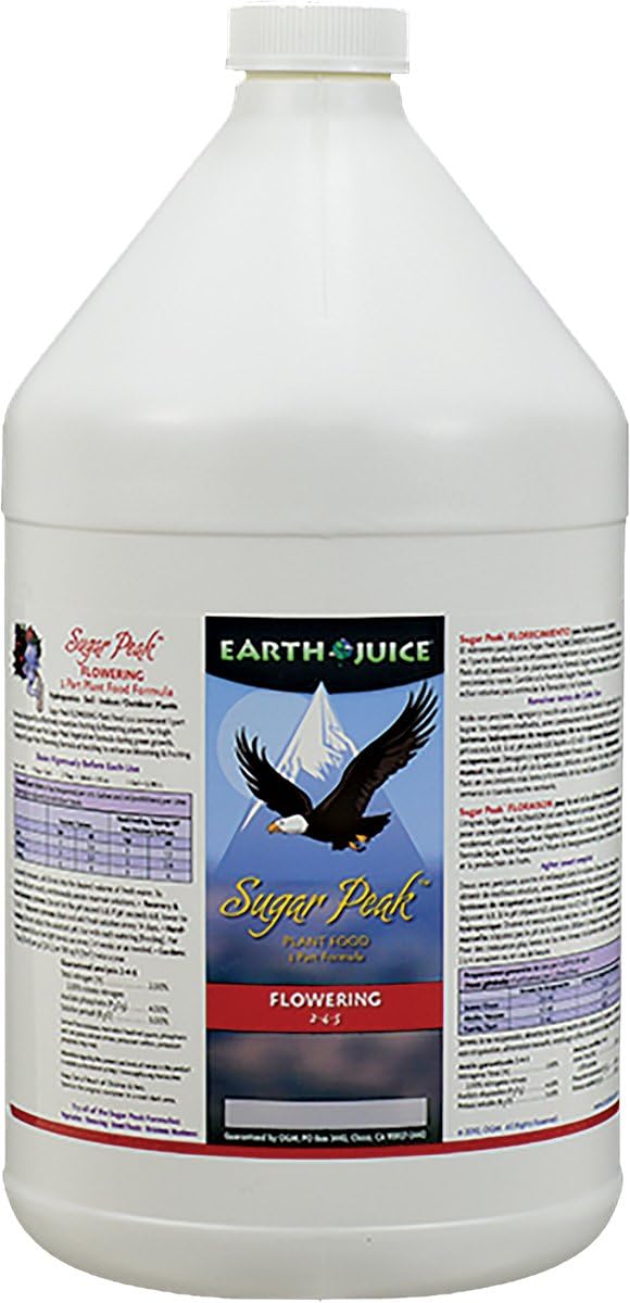 HydroOrganics HOSPFGAL Earth Juice Sugar Peak 2-4-5 Flowering , 1-Gallon