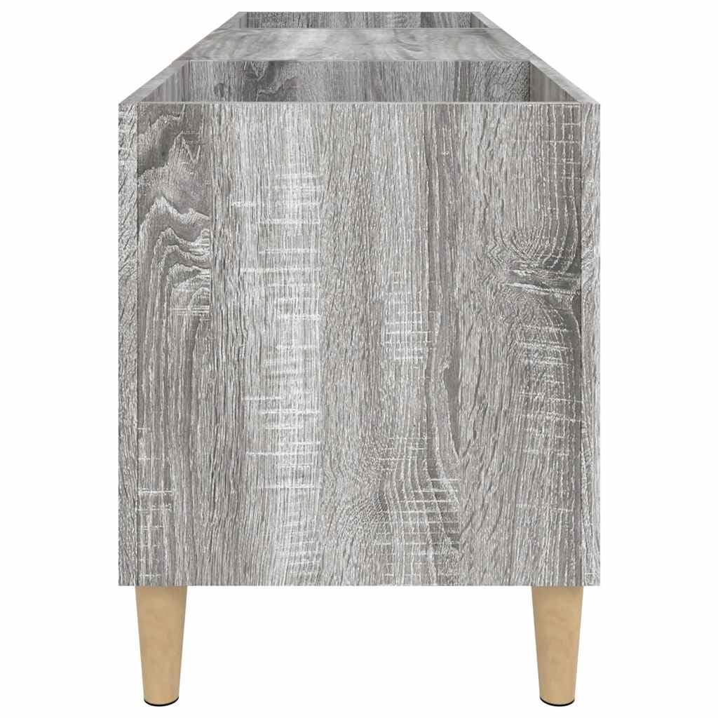 Sonoma szafka panelowa, szara, 121 x 38 x 48 cm, płyta drewnopochodna, miejsce do przechowywania płyt winylowych LP, stabilna płyta górna, szafka pod telewizor, szafka pomocnicza, szafka na akta