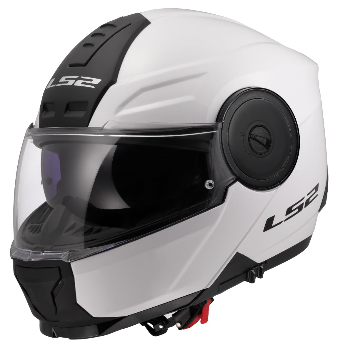 LS2, Casco Moto Modulare SCOPE II SOLID Gloss White, S
