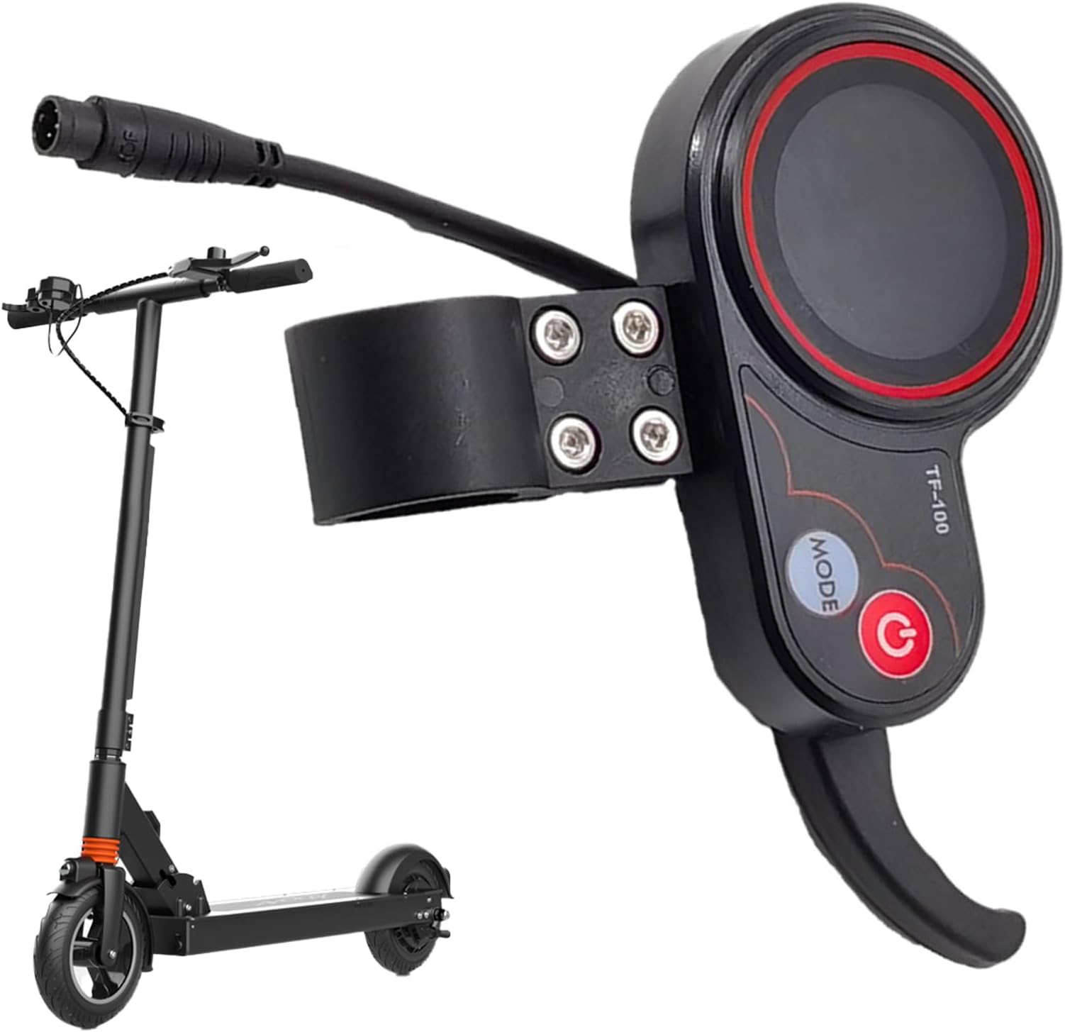 Electric Scooter Controller Instrument - Parts LCD Display | Locking Instrument Dashboard | Modification Accessories For M4 E ScooterController | LED Throttle