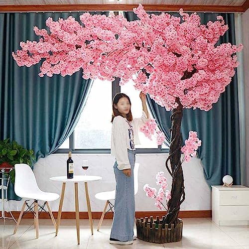 Árboles Artificiales de durazno/Cerezo en Flor, Grandes árboles Artificiales, Plantas de simulación, decoración de Interiores, árbol, Hotel, Sala de Estar, Boda, Centro Comercial, decoración